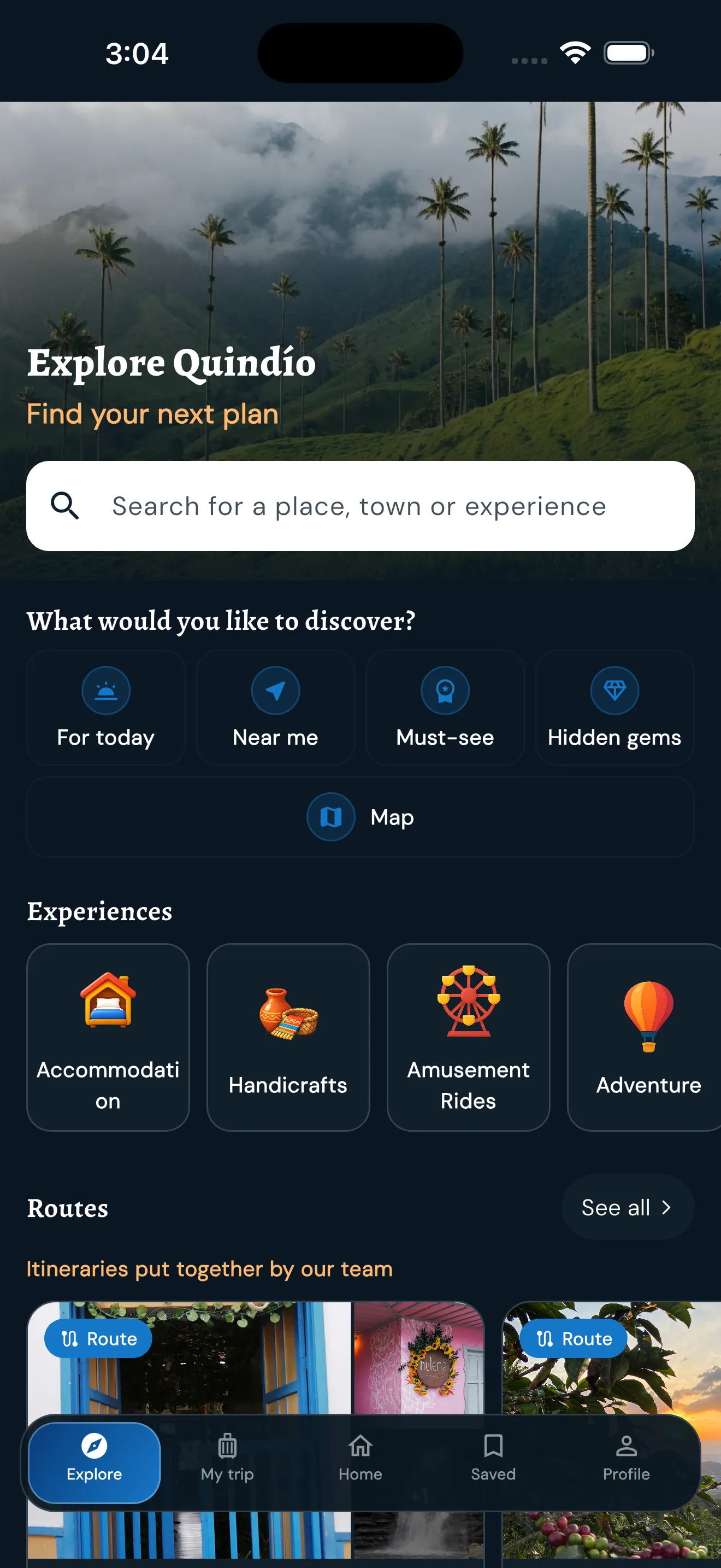 Find places that match your plans
