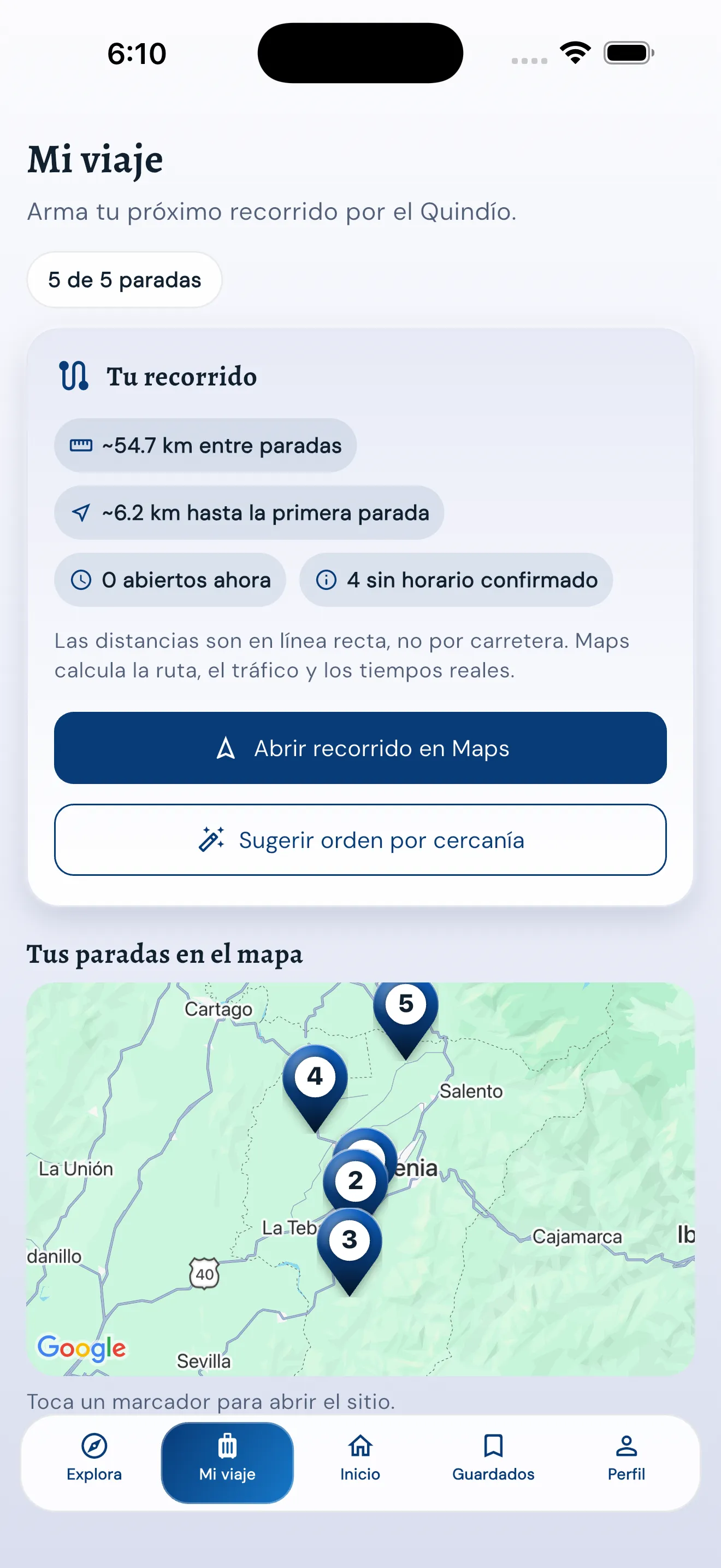 Arma tu propio día en el Quindío